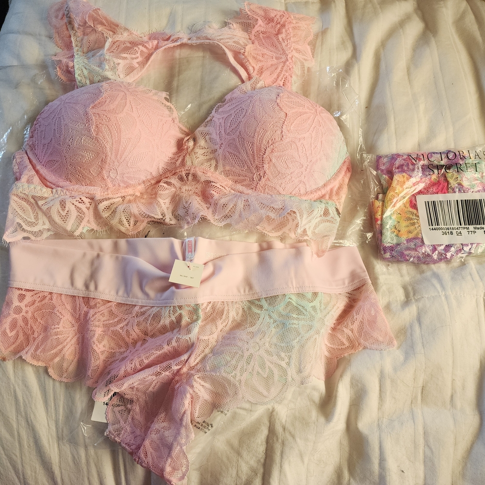 Victoria's Secret Pink Lace Bra Intimates